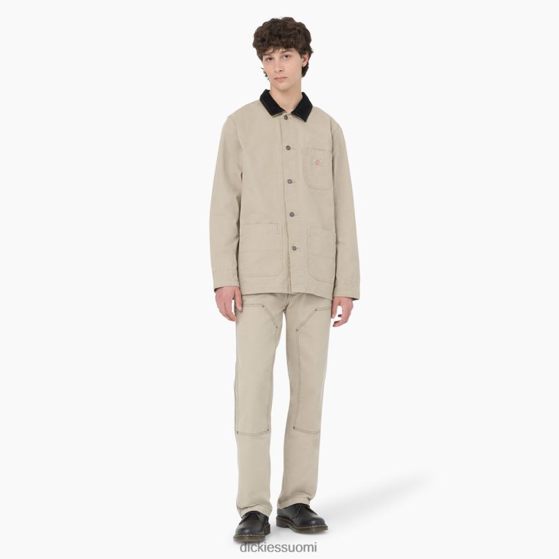 Dickies miehet kivipesty ankka vuoraton urakkatakki kivipesty aavikon hiekka (sds) vaatteet Z844X1072