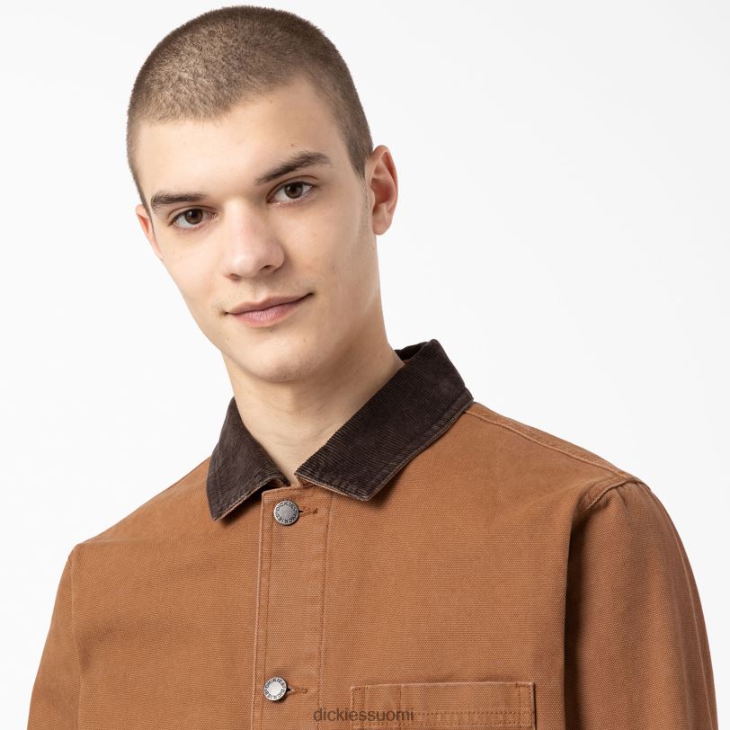 Dickies miehet kivipesty ankka vuoraton urakkatakki kivipesty ruskea ankka (sbd) vaatteet Z844X1070