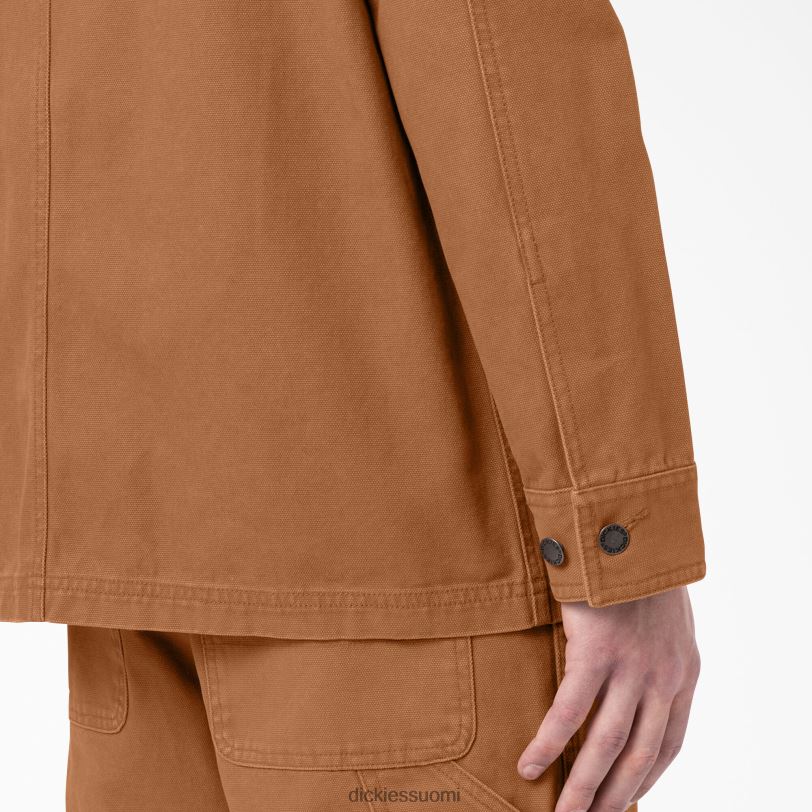 Dickies miehet kivipesty ankka vuoraton urakkatakki kivipesty ruskea ankka (sbd) vaatteet Z844X1070