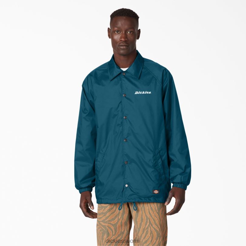 Dickies miehet nylon valmentajan takki syvä taivas (ds1) vaatteet Z844X1144