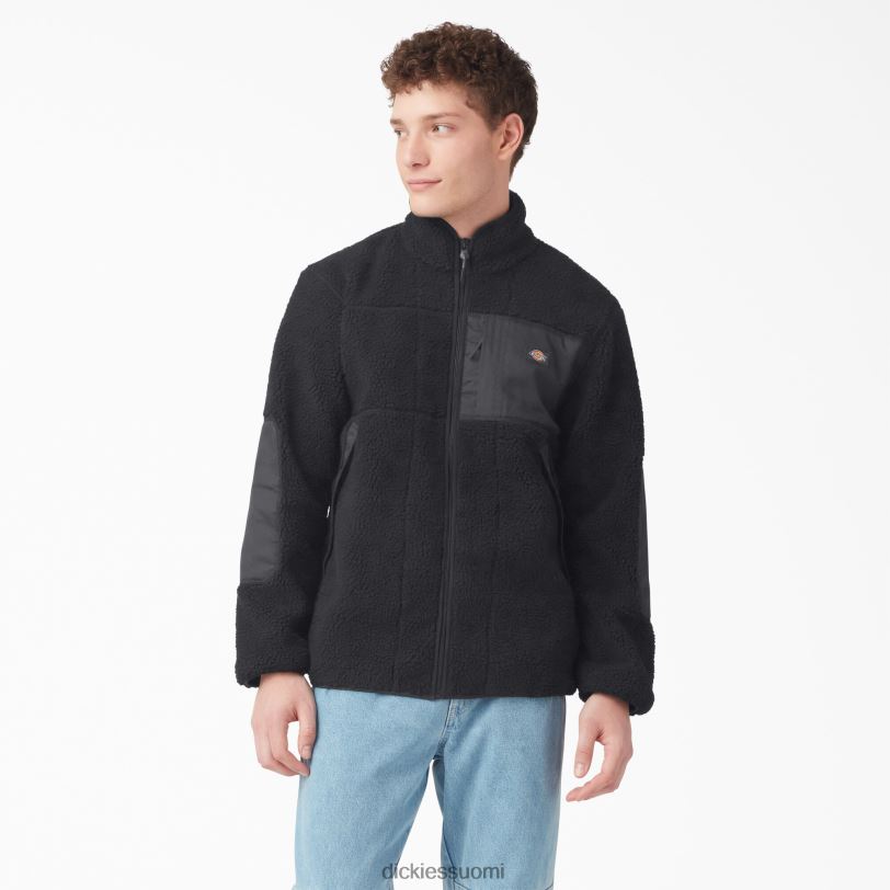 Dickies miehet punainen chute fleecetakki musta (bkx) vaatteet Z844X1080