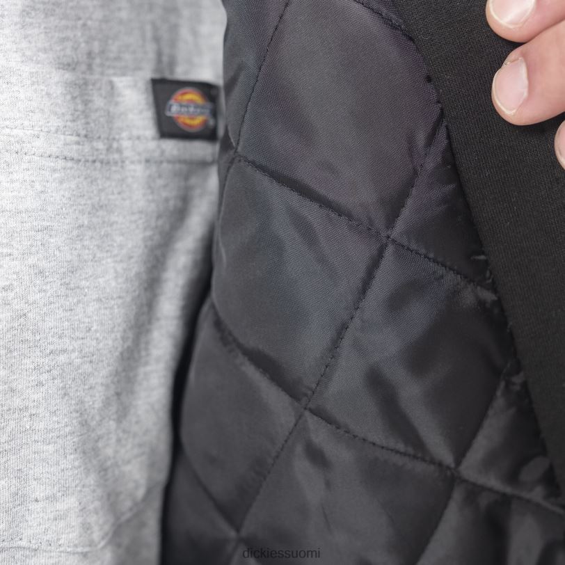 Dickies miehet rento istuvuus icon hupullinen tikattu flanellinettakki musta/hiilen ruudullinen (wbc) vaatteet Z844X1009