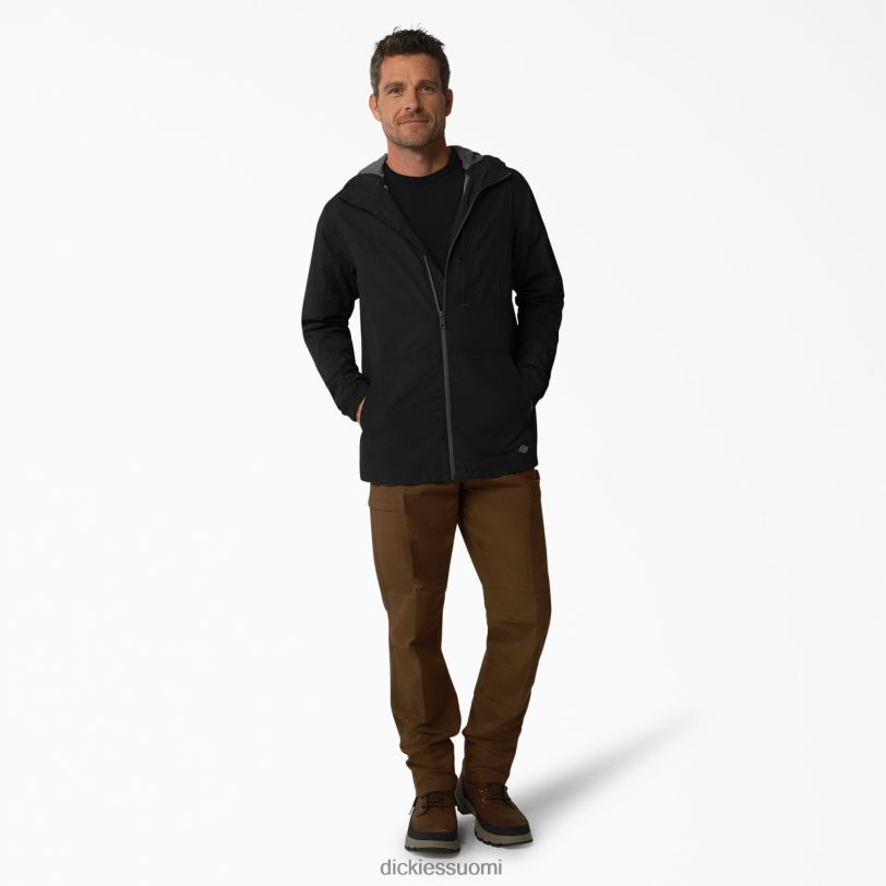 Dickies miehet suojaa jäähdytyshupullinen ripstop-takki musta (bk) vaatteet Z844X1155