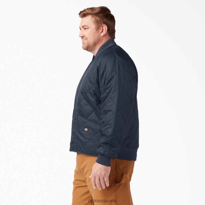 Dickies miehet timanttitikattu takki tumma laivasto (dn) vaatteet Z844X1019