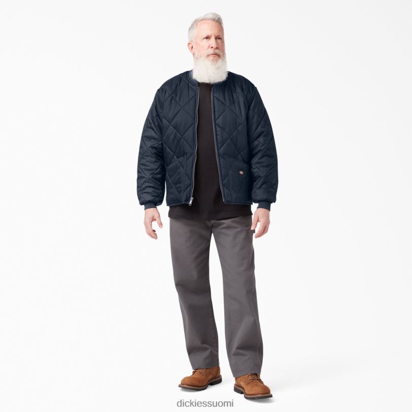 Dickies miehet timanttitikattu takki tumma laivasto (dn) vaatteet Z844X1019