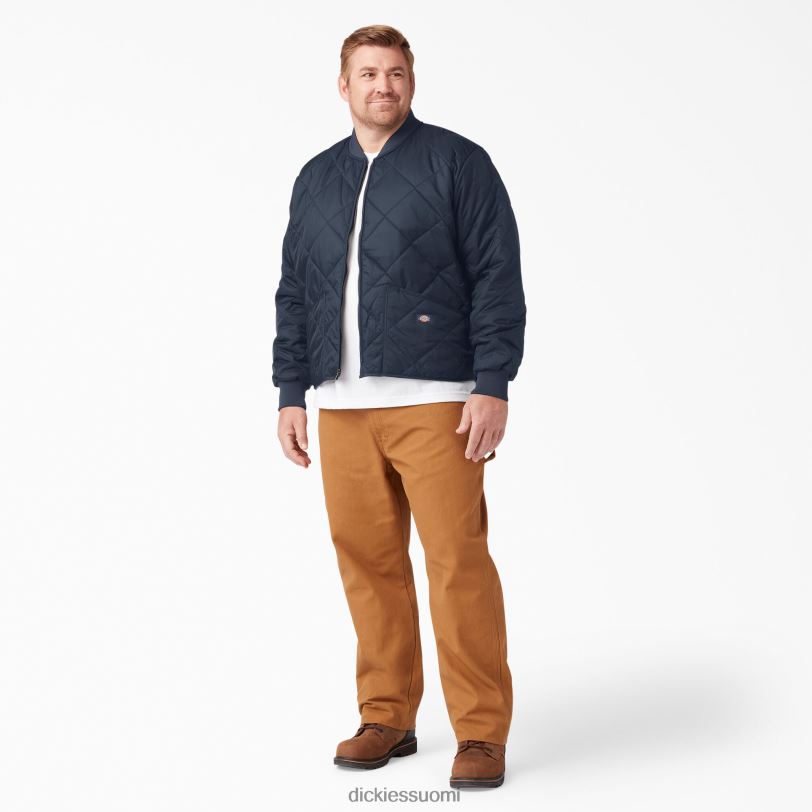 Dickies miehet timanttitikattu takki tumma laivasto (dn) vaatteet Z844X1019