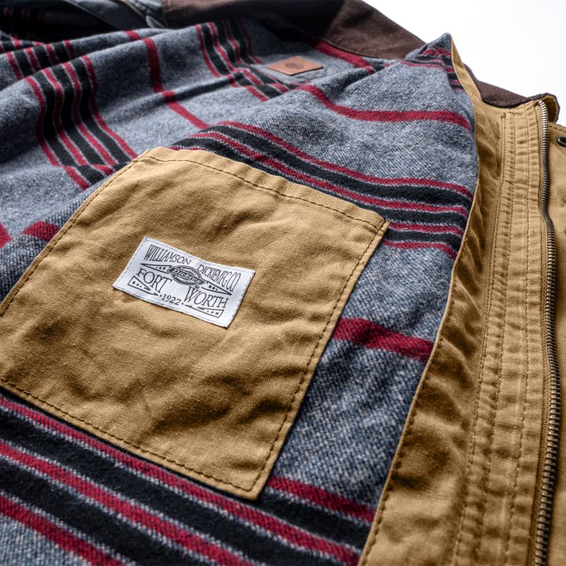 Dickies miehet vahattu kangastakki tammenterho (ac2) vaatteet Z844X1014