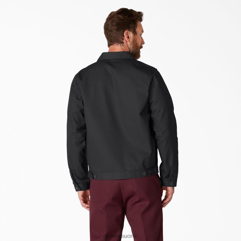 Dickies miehet vuoraton Eisenhower-takki musta (bk) vaatteet Z844X958