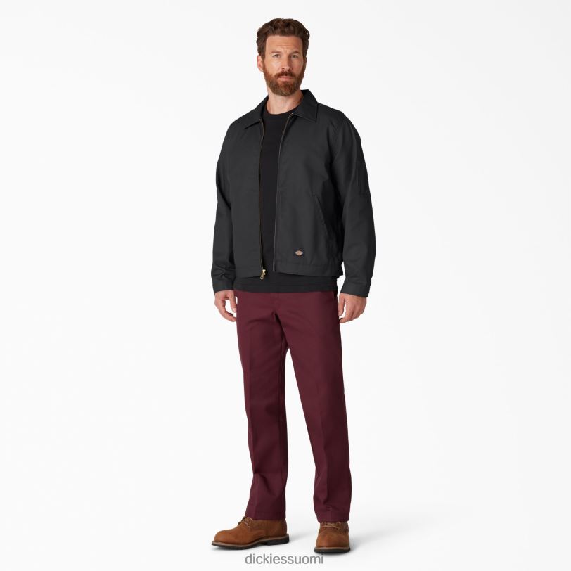 Dickies miehet vuoraton Eisenhower-takki musta (bk) vaatteet Z844X958