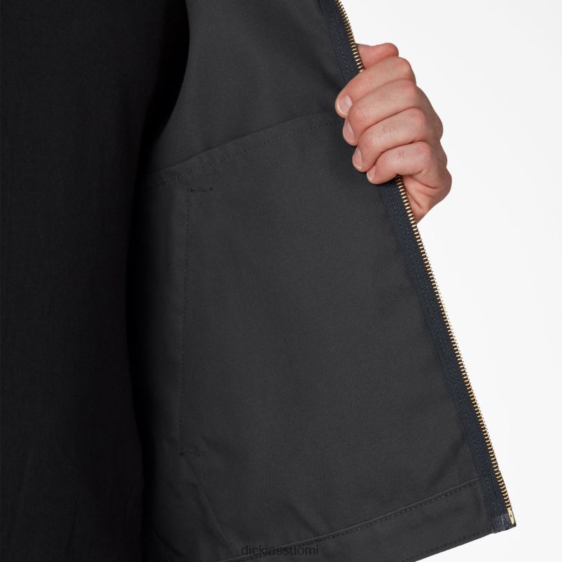 Dickies miehet vuoraton Eisenhower-takki musta (bk) vaatteet Z844X958