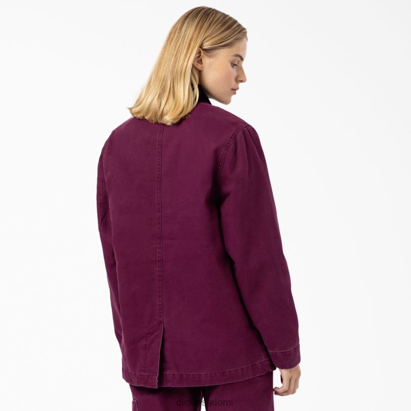 Dickies naiset ankka canvas urakkatakki rypäleviini (gw9) vaatteet Z844X2299