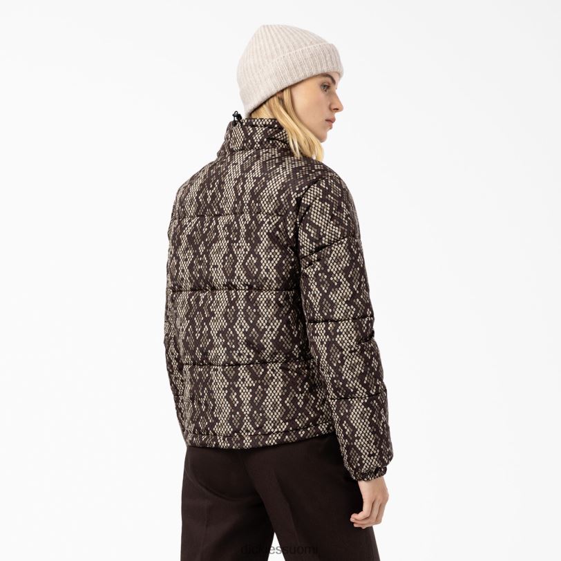 Dickies naiset camden puffer takki musta (bk) vaatteet Z844X2333