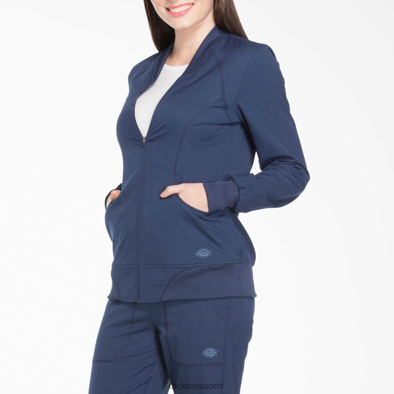Dickies naiset dynamix vetoketjullinen kuorintatakki edessä tummansininen (nvy) vaatteet Z844X2629