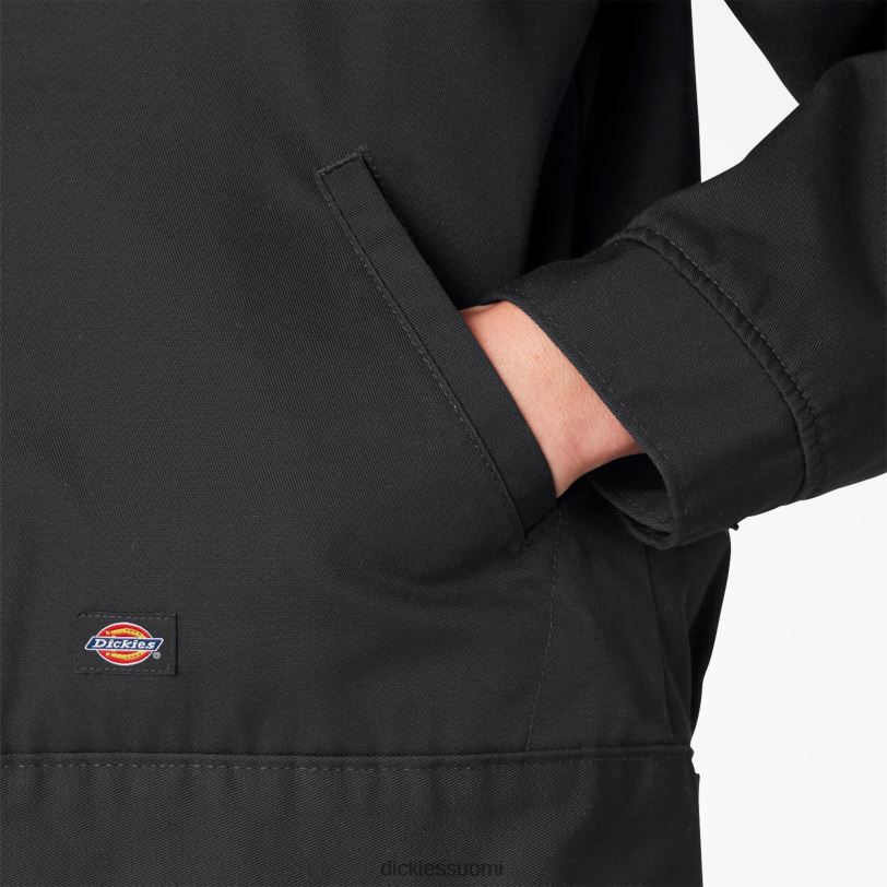 Dickies naiset eristetty Eisenhower-takki musta (bsk) vaatteet Z844X1540