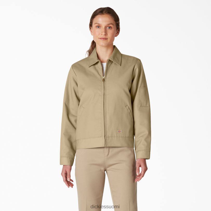 Dickies naiset eristetty Eisenhower-takki sotilaallinen khaki (ksh) vaatteet Z844X1541