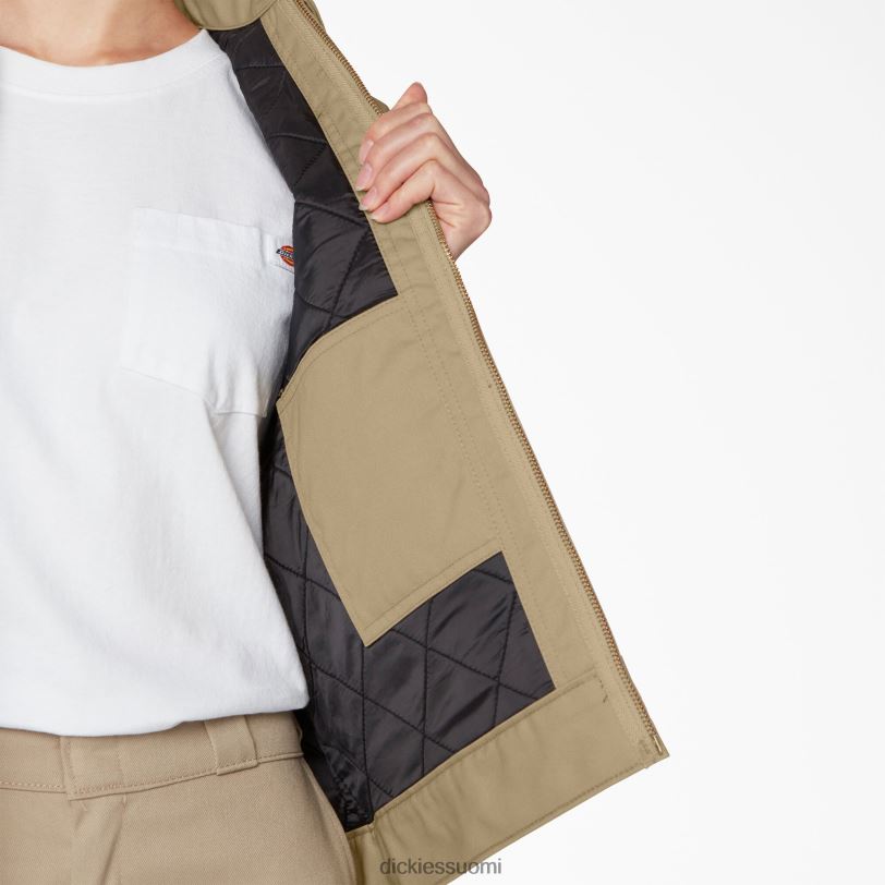 Dickies naiset eristetty Eisenhower-takki sotilaallinen khaki (ksh) vaatteet Z844X1541