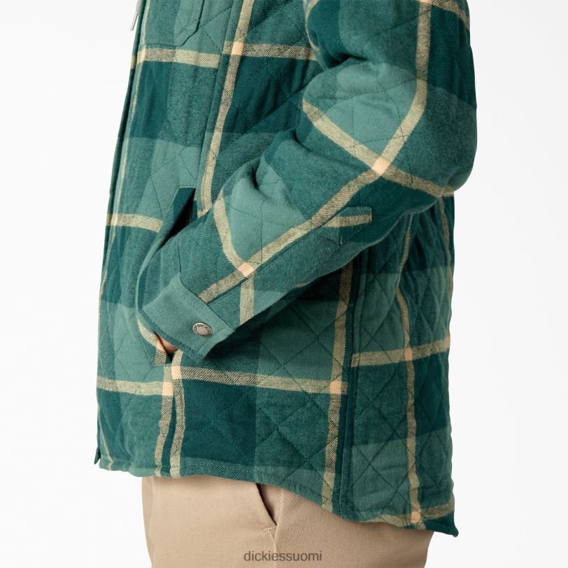 Dickies naiset flanellihupullinen paitatakki sinisorsa leirintäalueen ruudullinen (a2v) vaatteet Z844X2274