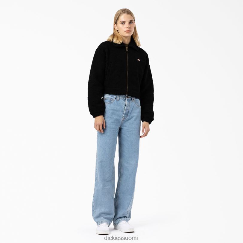 Dickies naiset palmerdale fleecetakki musta (bkx) vaatteet Z844X2300