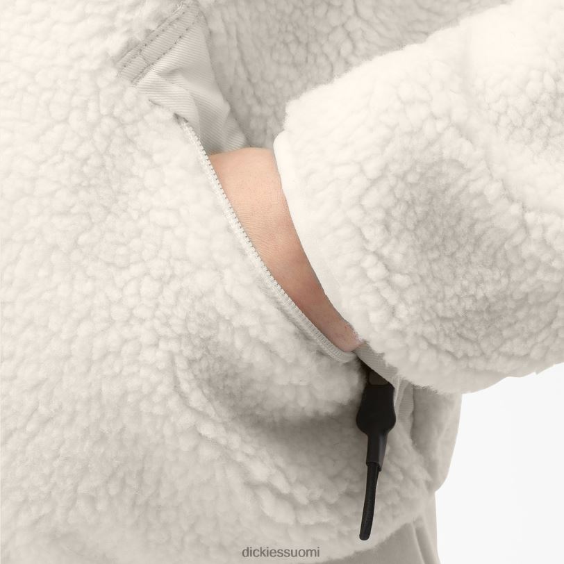 Dickies naiset punainen chute fleecetakki valkoinen (wh) vaatteet Z844X2316