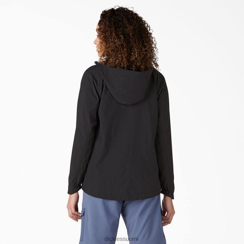 Dickies naiset suorituskykyinen hupullinen takki musta (bkx) vaatteet Z844X2379