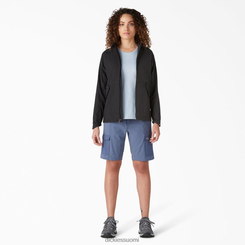 Dickies naiset suorituskykyinen hupullinen takki musta (bkx) vaatteet Z844X2379