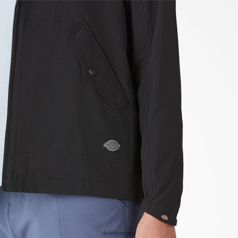 Dickies naiset suorituskykyinen hupullinen takki musta (bkx) vaatteet Z844X2379