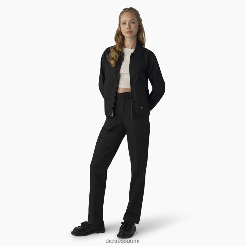 Dickies naiset vuoraton Eisenhower-takki musta (bsk) vaatteet Z844X1519