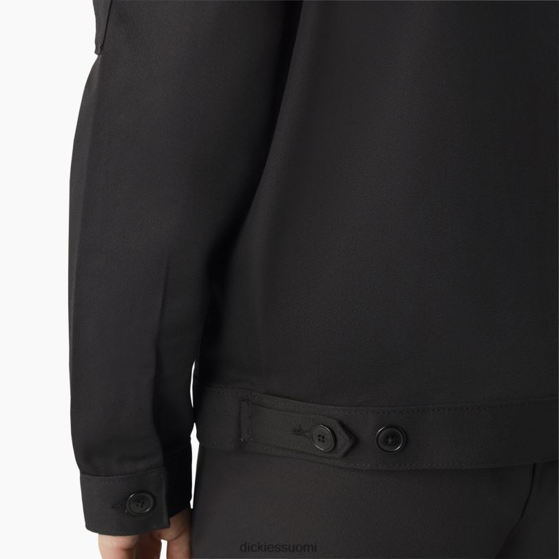 Dickies naiset vuoraton Eisenhower-takki musta (bsk) vaatteet Z844X1519