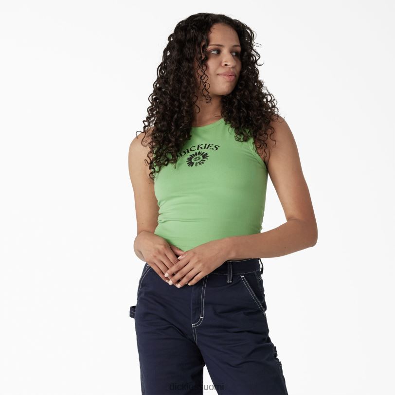 Dickies naiset graafinen leikattu toppi omena minttu (ar2) vaatteet Z844X2111