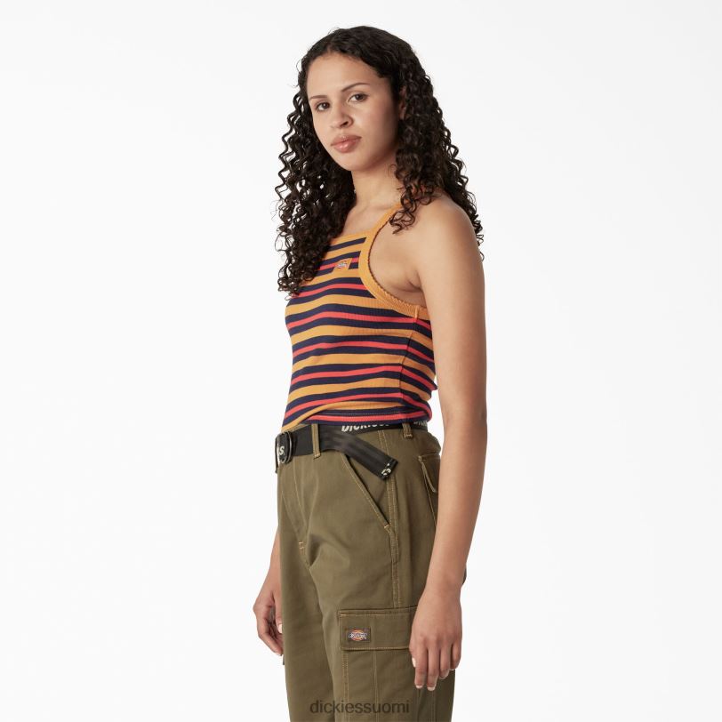 Dickies naiset joustinneule, leikattu toppi nugget summer fair stripe (ngs) vaatteet Z844X2084