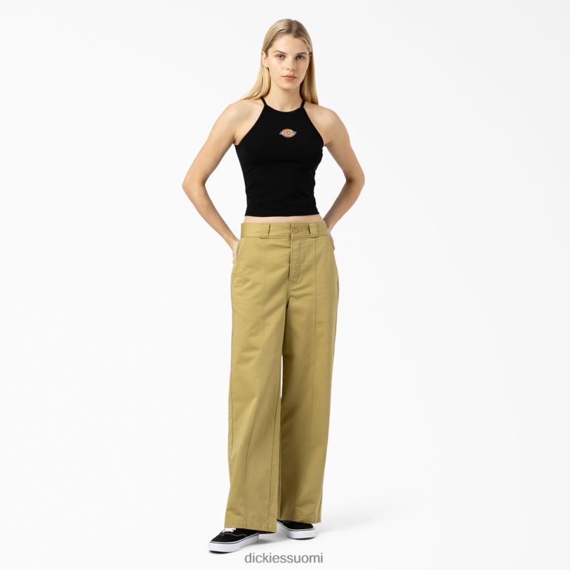 Dickies naiset ketjujärvi leikattu tanktop musta (bk) vaatteet Z844X2140